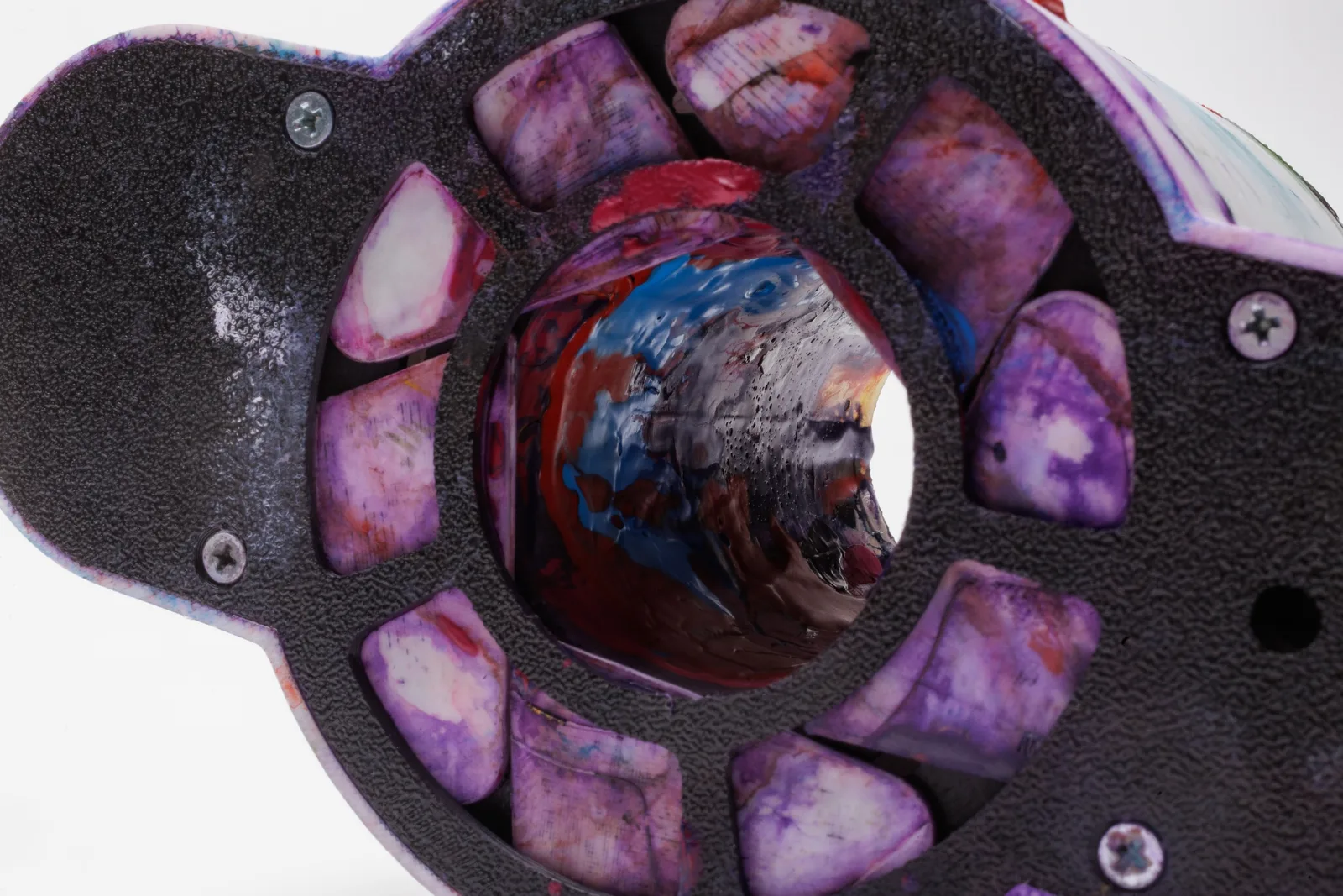 Paintbomber v5, 3D-printed paint-dropping device with laser sight